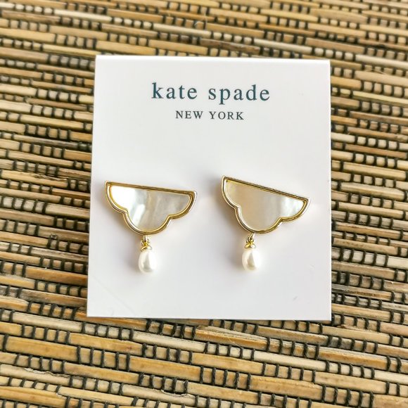 Kate Spade | Into The Sky Cloud | Gold Drop Earrings